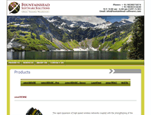 Tablet Screenshot of fountainhead-softwares.com
